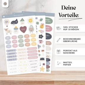 Sticker Set Schwangerschaft & Baby