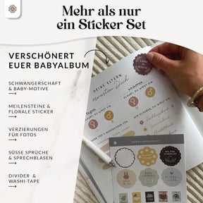 Sticker Set Schwangerschaft & Baby
