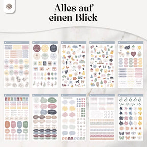 Sticker Set Schwangerschaft & Baby