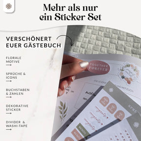 Sticker Set für Hochzeiten