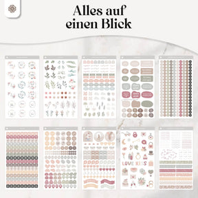 Sticker Set für Hochzeiten
