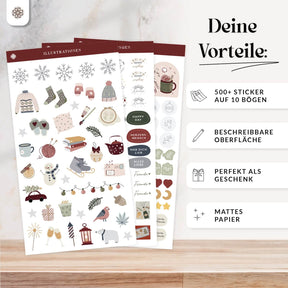 Sticker Set für Weihnachten
