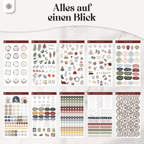 Sticker Set für Weihnachten