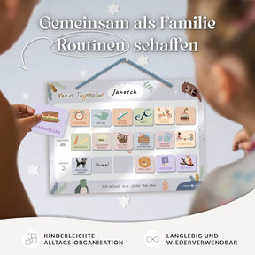 Undatierter Tages- und Wochenplaner für Kinder