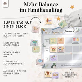 Undatierter Tages- und Wochenplaner für Kinder
