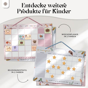 Undatierter Tages- und Wochenplaner für Kinder