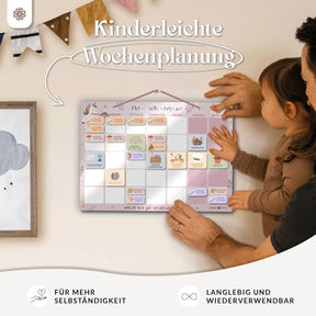 Undatierter Tages- und Wochenplaner für Kinder