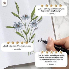 Bullet Journal "SLIM" DIN A5 - Notizbuch mit Punktraster