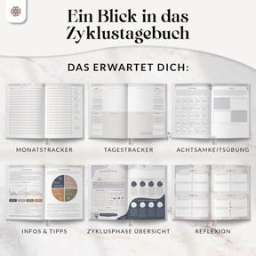 Zyklustagebuch "CYCLE" - mit Poster DIN A5