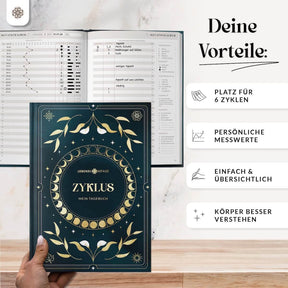 Zyklustagebuch "CYCLE" - mit Poster DIN A5