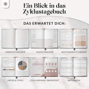 Zyklustagebuch "CYCLE" - mit Poster DIN A5