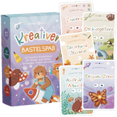 Kreativkarten für Kinder - 52 Bastelaufgaben