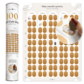 Rubbelposter "Me Time" – 100 Self-Care Ideen