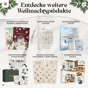Adventskalender Malbuch zum Ausmalen