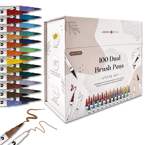 Dual Brush Pens - Bunte Pinselstifte Set