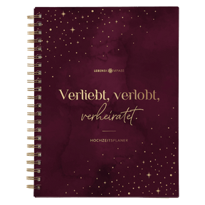 Hochzeitsplaner mit Poster