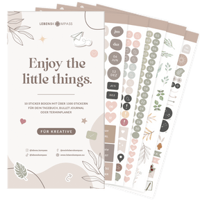 Sticker Set für Kalender & Bullet Journaling