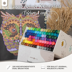 Dual Brush Pens - Bunte Pinselstifte Set