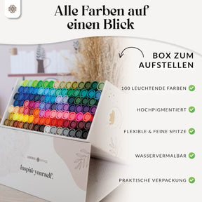 Dual Brush Pens - Bunte Pinselstifte Set