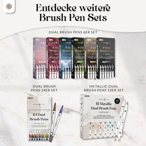 Dual Brush Pens - Bunte Pinselstifte Set