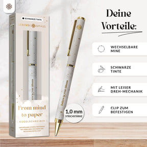 Kugelschreiber mit auswechselbarer Mine