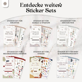 Sticker Set für LehrerInnen & Unterricht