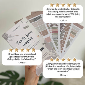 Sticker Set für LehrerInnen & Unterricht