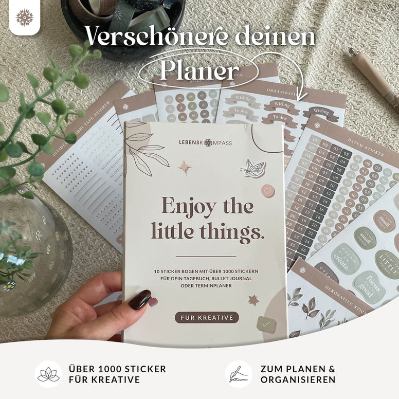 Sticker Set für Kalender & Bullet Journaling