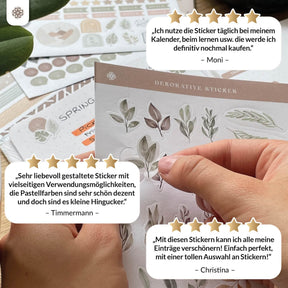 Sticker Set für Kalender & Bullet Journaling