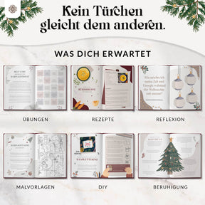 Adventskalenderbuch für Erwachsene - 24 Türchen