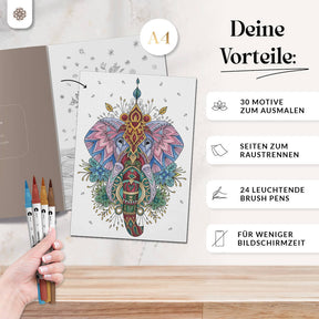 "Kreativer Kopf" - Sparbundle zum Malen