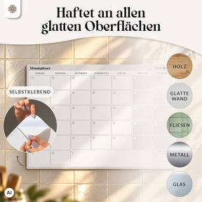 FlexiPlan® - Selbsthaftender Wandplaner