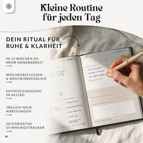 Dankbarkeitstagebuch - Das 12 Wochen Tagebuch