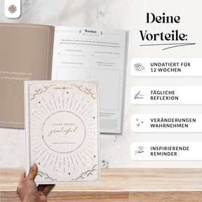 Dankbarkeitstagebuch - Das 12 Wochen Tagebuch