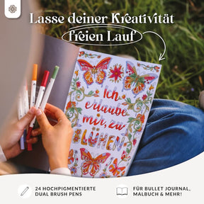 Dual Brush Pens - Bunte Pinselstifte Set