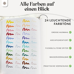 Dual Brush Pens - Bunte Pinselstifte Set