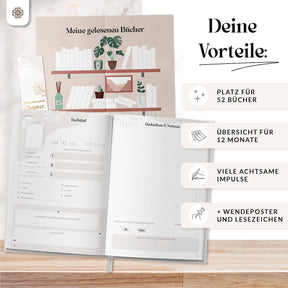 Buchjournal mit Poster