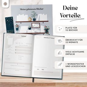 Buchjournal mit Poster