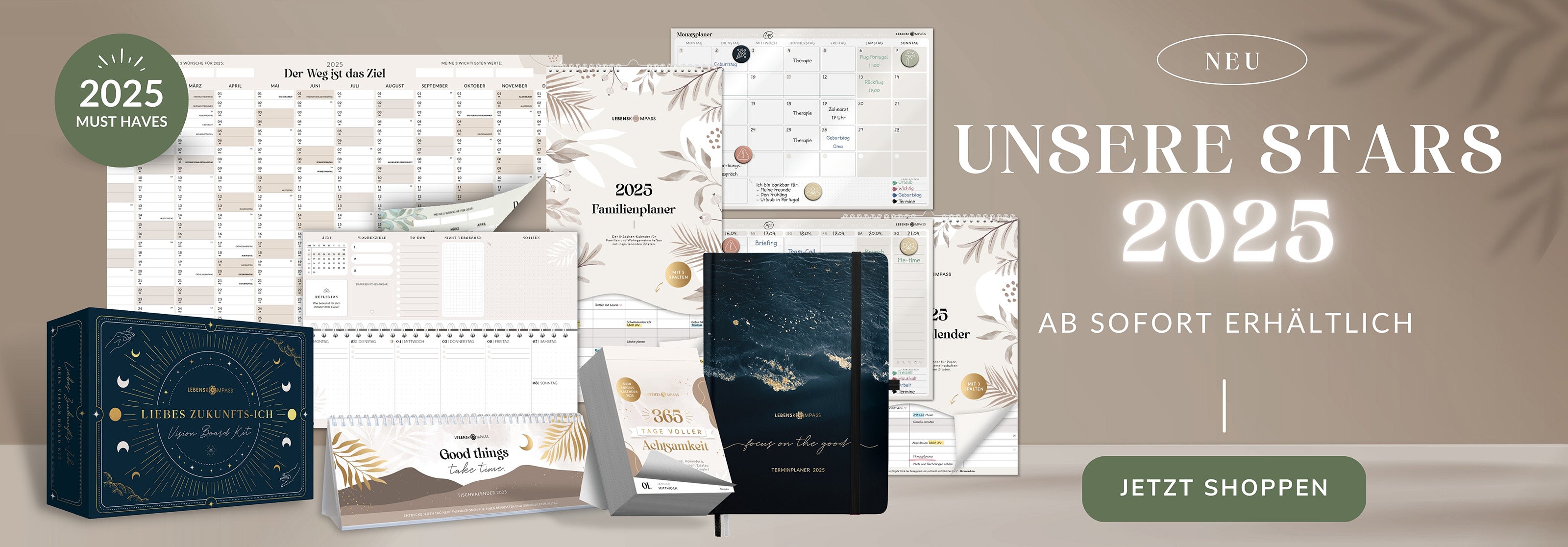 Planer 2025 - Dein neuer Premium Kalender