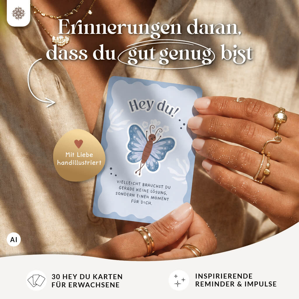Hey du Karten - 30 liebevolle Reminder für Erwachsene