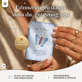Hey du Karten - 30 liebevolle Reminder für Erwachsene