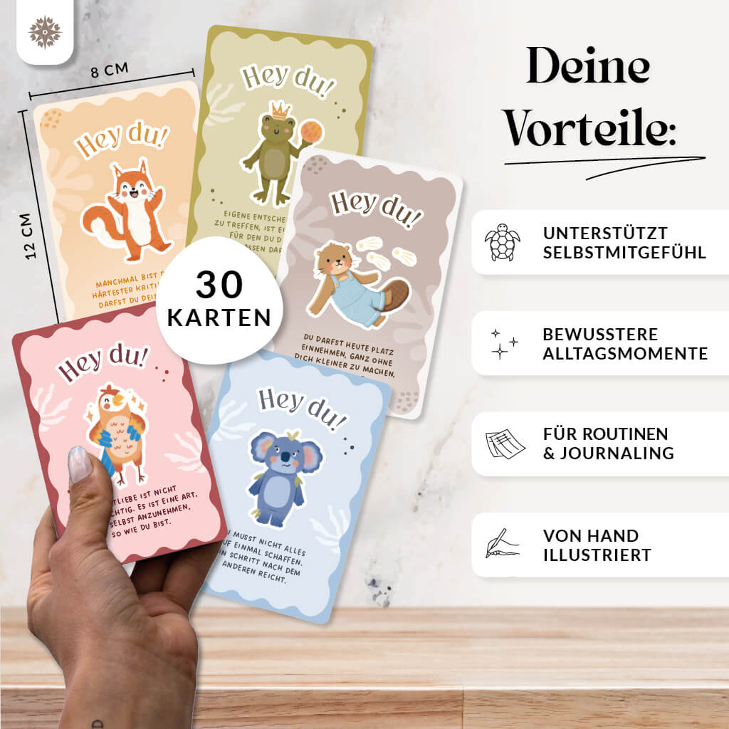 Hey du Karten - 30 liebevolle Reminder für Erwachsene