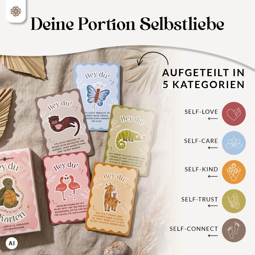 Hey du Karten - 30 liebevolle Reminder für Erwachsene