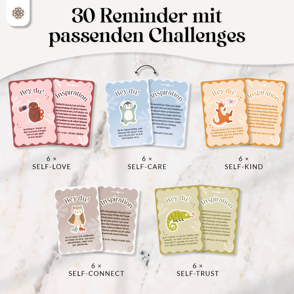 Hey du Karten - 30 liebevolle Reminder für Erwachsene