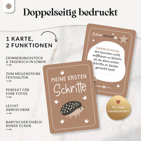 Meilensteinkarten für's Baby - Set mit 55 Karten - Neuauflage