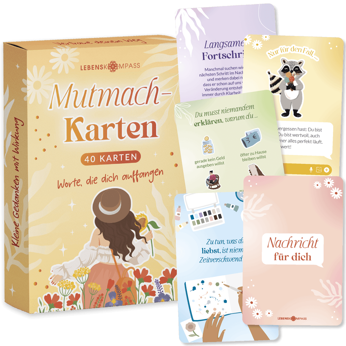 Mutmach-Karten – 40 aufmunternde Reminder
