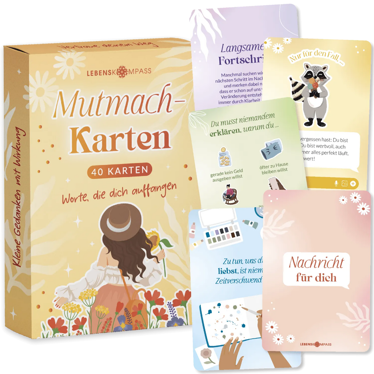 Mutmach-Karten – 40 aufmunternde Reminder
