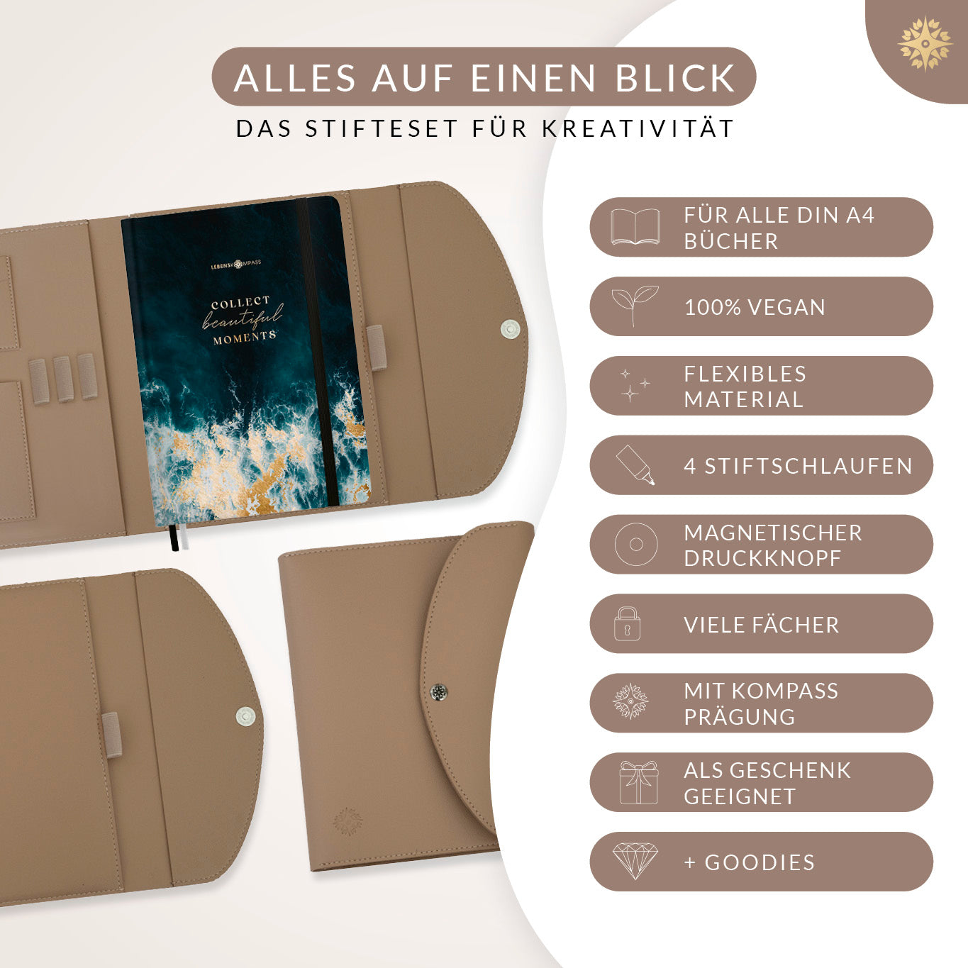 PU Buchcover für DIN A4 & A5 Bücher