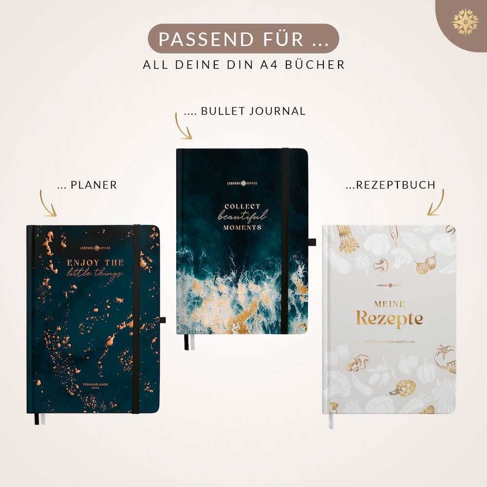 PU Buchcover für DIN A4 & A5 Bücher