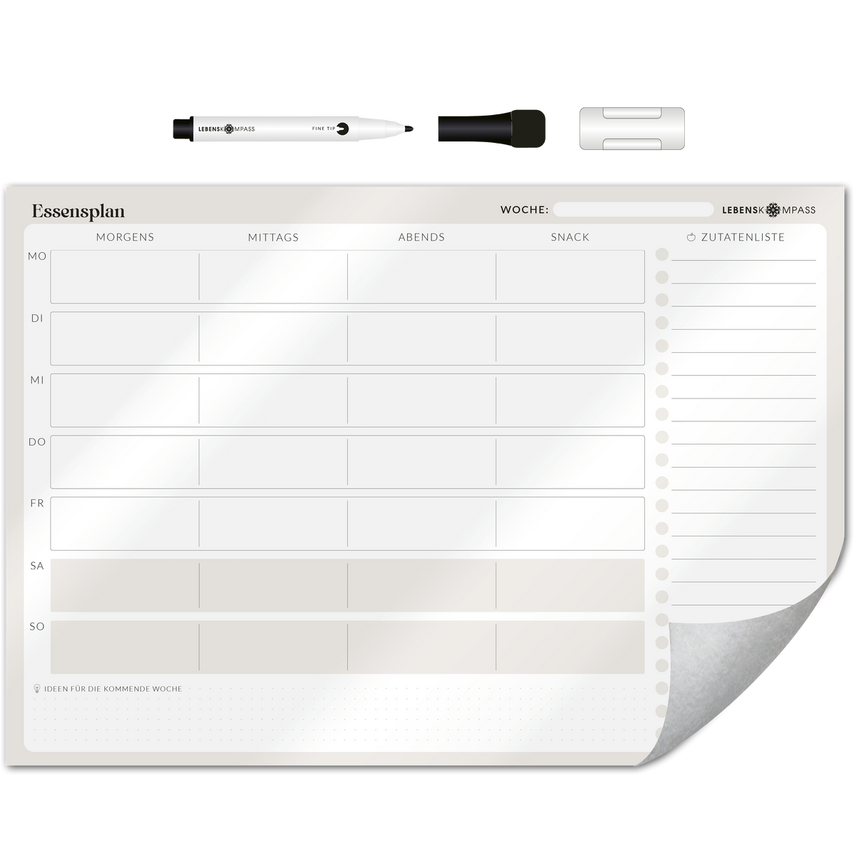 FlexiPlan® Essensplan - Selbsthaftend